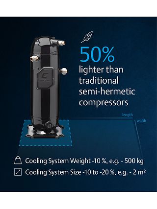 Installation frigorifique durable: réfrigération compact et économe en  ressources