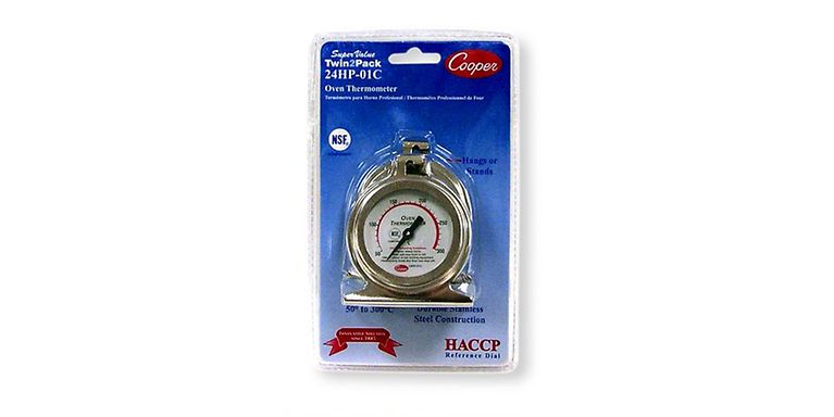 Cooper-Atkins 24HP-01C-2 2 Dial Oven Thermometer - 2/Pack